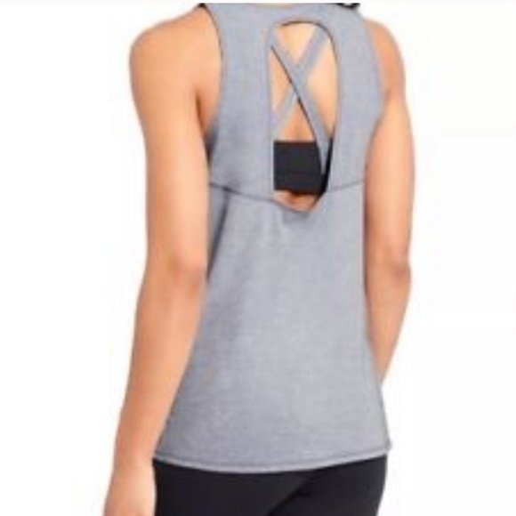 Athleta Tops - ATHLETA Unity 2 in 1 Tank Top Open Back Workout